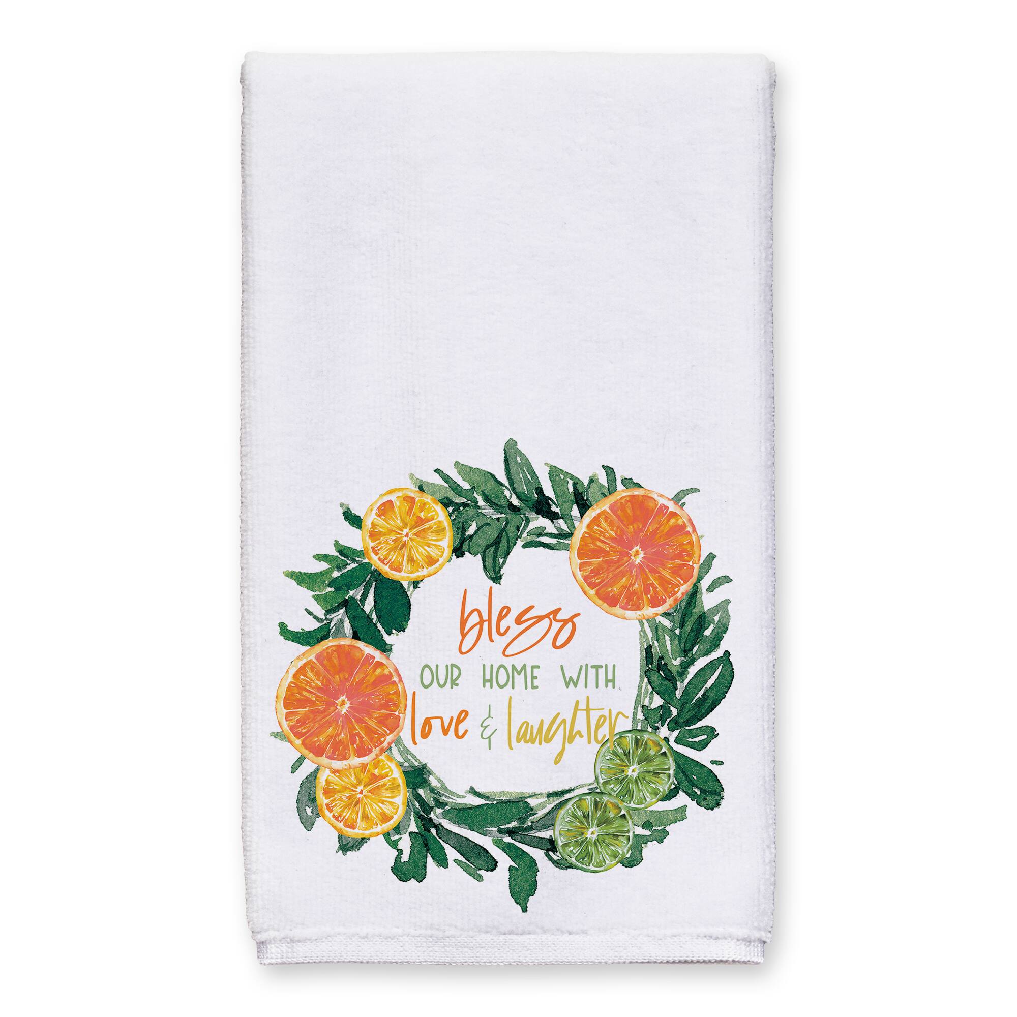 Bless Our Home Citrus Hand Towel Set